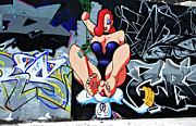Street Art #40 - Jessica Rabbit Digital Art by Antonios Valamontes