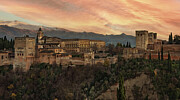 Sundown Over the Alhambra Photograph by Rebecca Herranen