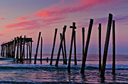 Sunrise 59th Street Pier Photograph by Louis Dallara