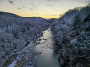 Sunrise after Snow Photograph by Deb Beausoleil