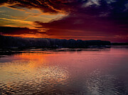 Sunrise in Croatia along the Danube Photograph by Robert Niemeier