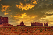 September 2025 Sunset Over Monument Valley Photograph by Alain Zarinelli