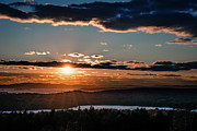 Sunset over Penobscot Bay 2 Photograph by Craig A Walker