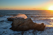 Sunset Over the Bird Rock Photograph by Matthew DeGrushe