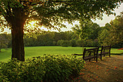 Sunset Seating Photograph by Deb Beausoleil