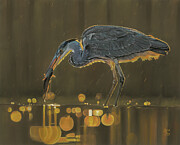 Sunshower Catch Pastel by Mark Ray