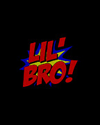 Superhero Lil Bro Digital Art by Flippin Sweet Gear
