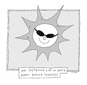 Sustaining Life On Earth Drawing by Liana Finck