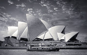 Sydney Opera House Black and White - Australia Photograph by Stefano Senise