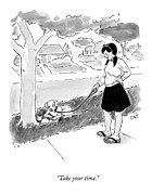 Take Your Time Drawing by Carolita Johnson