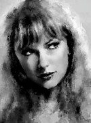 Taylor swift, American singer-songwriter Digital Art by Gradify Creations
