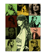 Taylor Swift The Eras Tour High Definition Poster Textured Art Digital Art by Kirania Finest