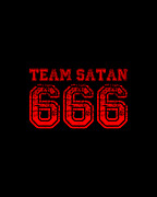 Team Satan Digital Art by Flippin Sweet Gear