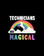 Technicians Are Magical Digital Art by Flippin Sweet Gear