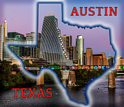 Texas State Graphic of Austin Photograph by Kelley King