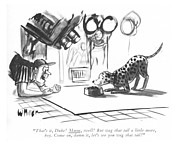 That's It Duke Drawing by Warren Miller