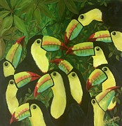 The Amigos Painting by Barbara Landry
