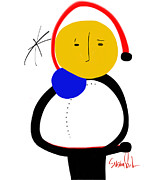 The Boy with the Blue Ball Digital Art by Susan Fielder