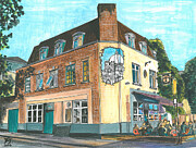 The Cross Kings  London  York Way Painting by Francisco Gutierrez