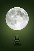 The Ever Green Moon Digital Art by Ema Paraschiv