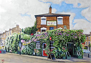 The Faltering Fullback Finsbury Park  London UK Painting by Francisco Gutierrez