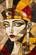 The Geometric Queen, 03 Painting by AM FineArtPrints