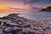 The Giants Causeway sunset, Northern Ireland Photograph by Neale And Judith Clark