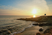The Lifeguard Tower at Leo Carrillo State Beach Before Sunset Photograph by Matthew DeGrushe