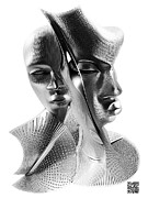 The Listener Digital Art by Rafael Salazar