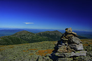 The Northern Presidential Range from the Summit of Mount Washington Dark Blue Sky 2 Photograph by Raymond Salani III