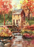The Old Mill #3 Painting by Sheila Parsons