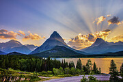 The Power and the Glory - Glacier National Park Photograph by Adam Mateo Fierro