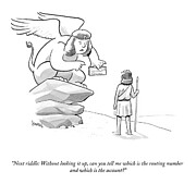 The Riddle of the Sphinx Drawing by Benjamin Schwartz