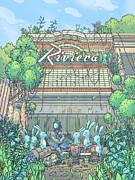 The Riviera Theatre Digital Art by EvanArt - Evan Miller