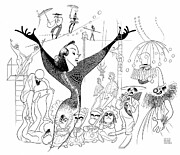 The Saga of Jenny Drawing by Al Hirschfeld