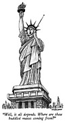 These Huddled Masses Drawing by JB Handelsman