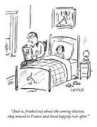 They Moved to France Drawing by David Sipress