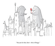 This Is Chicago Drawing by Asher Perlman