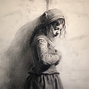 Thoughtful Youth Digital Art by Annalisa Rivera-Franz