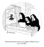 Three Hundred And Sixty Seven Followers Drawing by David Borchart