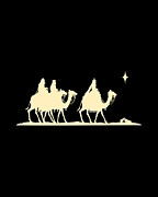Three Kings Nativity Scene Digital Art by Flippin Sweet Gear
