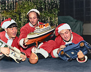 Three Stooges at Christmas Digital Art by Franchi Torres