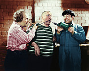 Three Stooges Helping a Friend Digital Art by Franchi Torres