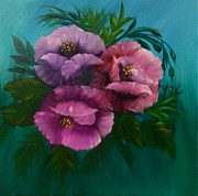 Three's Company Painting by Marlene Little