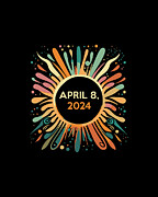 Total Eclipse April 8 2024 Totality Digital Art by Flippin Sweet Gear