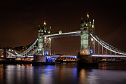 Tower Bridge At Night Photograph by Charnwood Photography Fine Art