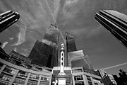 Towering Skyscrapers Amidst Urban Contrast Photograph by Travel Essayist