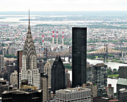 Towers -- Chrysler Building, Trump World Tower, and Queensboro Bridge in New York City, New York Photograph by Darin Volpe
