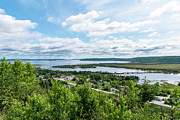 Town of Gambo, Newfoundland from Joey's Lookout Photograph by John Twynam