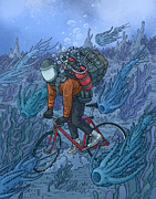 Traffic Digital Art by EvanArt - Evan Miller